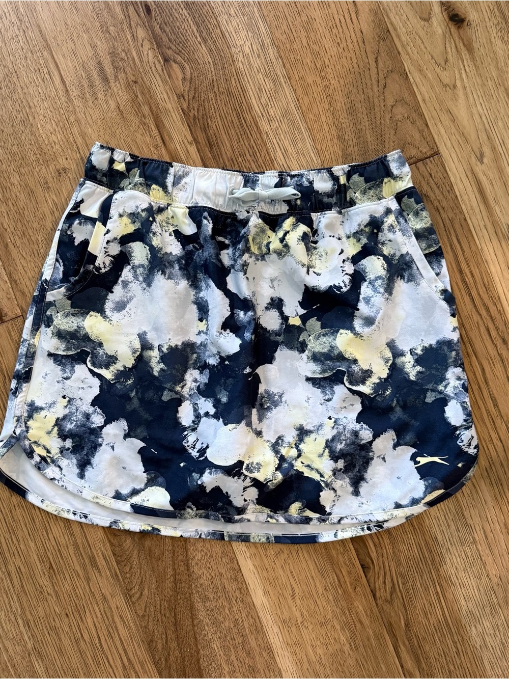 Slazenger Navy & White Golf Skort with Abstract Print
